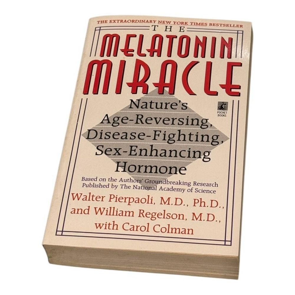 Vintage The Melatonin Miracle Pierpaoli Regelson Health Wellness Paperback 1996